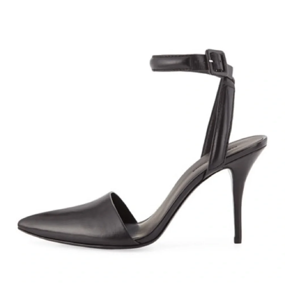 Alexander Wang Lovisa Leather d’Orsay Pumps - Picture 2 of 16